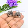 Dom Flat Jhumkas - 10 Pairs