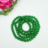 8 mm Green Jelly Bead