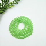 8 mm Parrot Green Jelly Bead