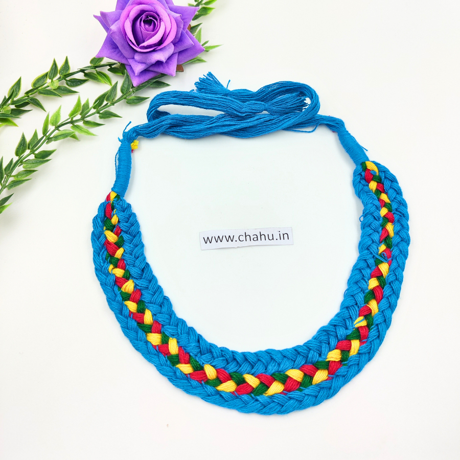 Sky Blue & Multi Color Choker Dori - Pack of 12