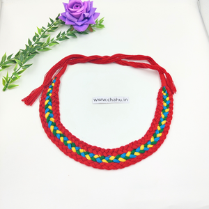 Red & Multi Color Choker Dori - Pack of 12