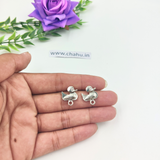 Duck Silver Studs - 10 pairs