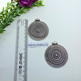 Oxidized Round Chakra Type Pendent - pack of 5 Pieces