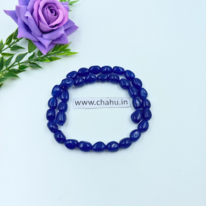 12 mm Nevi Blue Tumble Beads