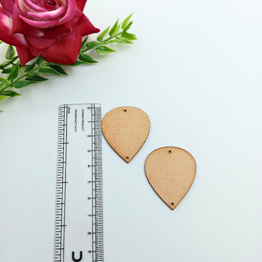 Leaf Shaped  Mdf - 100 Pieces