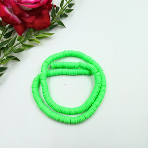 Parrot Greencolor Fimo Beads