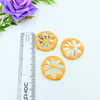 Amber Yellow Round Embroidery Mirror -  Pack  of 10 Pieces