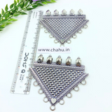 Oxidized Triangle  Pendant - Pack of 5 Pieces