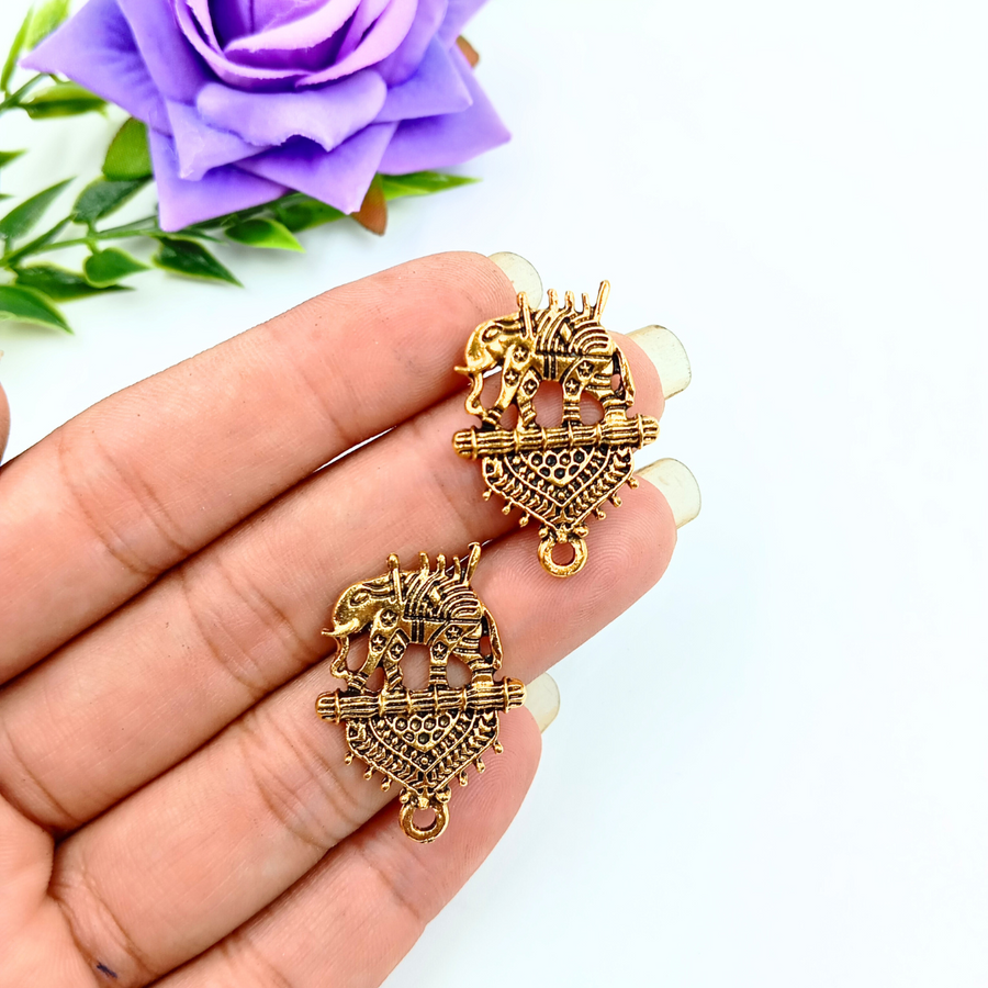 Antique Elephant Studs - 100 Gram