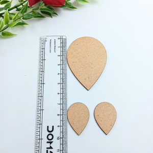 Drop or Leaf shape Mdf set - 10 pairs