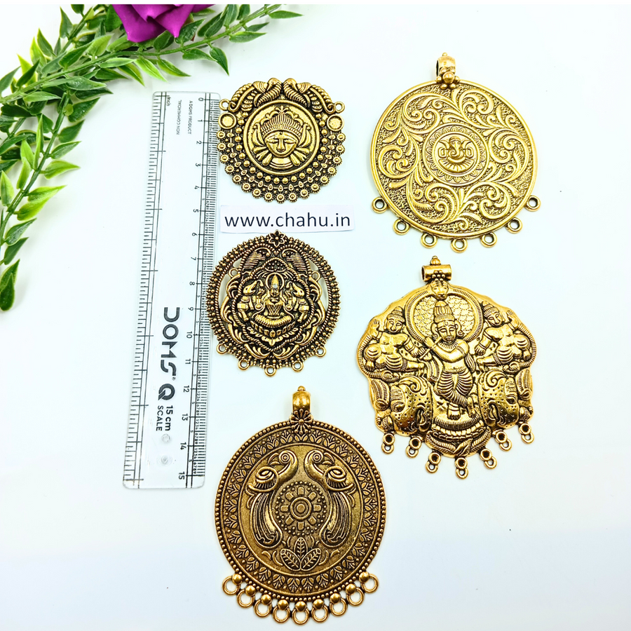 Mix Antique Pendant -  Pack of 5 Peices