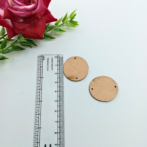 Slightly Oval Shaped  Mdf - 100 Pieces