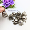 Silver Metal Plating Jhumkha