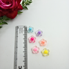 15mm Transparent Flower Acrylic Beads - 100 Gram