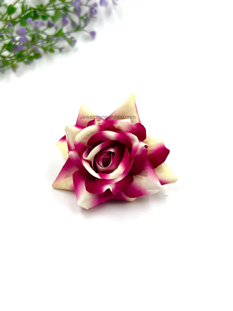 Rani White mix  Rose - Pack of 10 Pieces