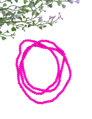 4 mm Round Pink