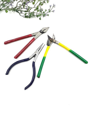 Combo Set : Flat Nose Plier, Pakad, Cutter