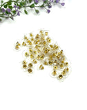 Plastic Golden  Earring Pech - 100 Gram