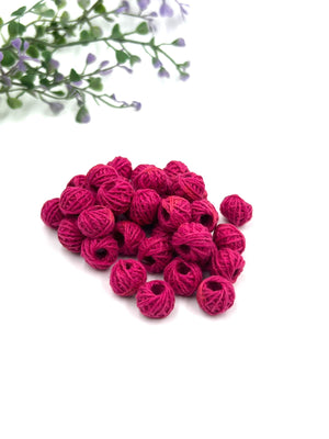 Rani Pink Cotton Bead